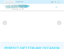 Tablet Screenshot of headlinesyc.com